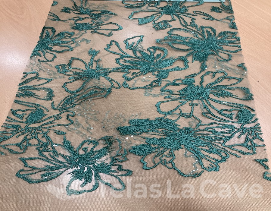 bordado 030 verde anade b6331