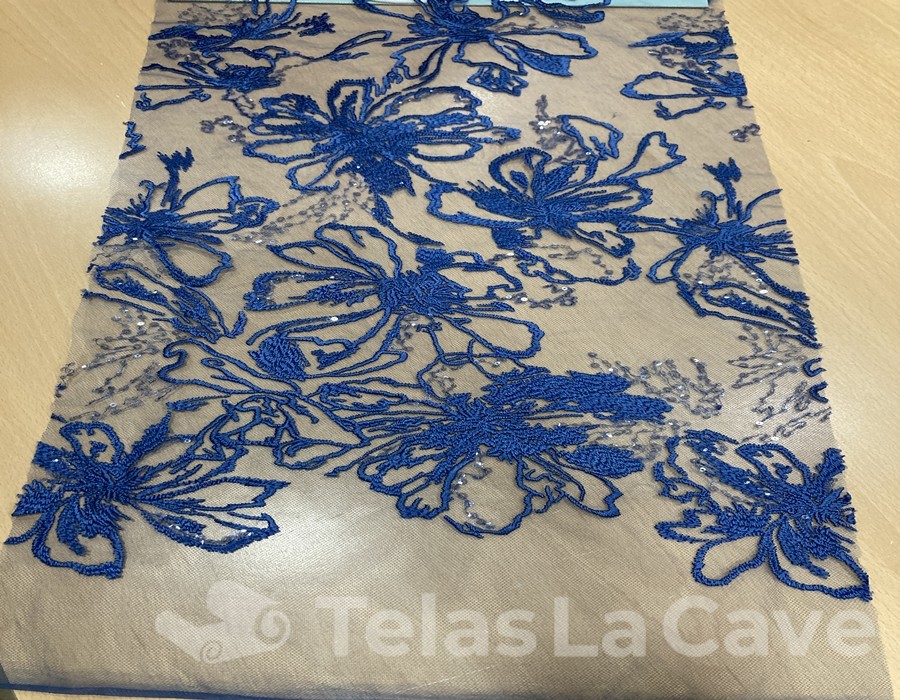 bordado 055 azul cobalto b6331